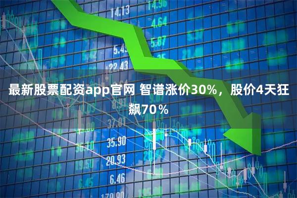 最新股票配资app官网 智谱涨价30%，股价4天狂飙70％